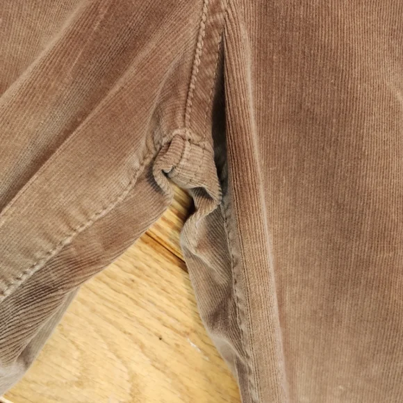 Bandolino Jeans Mandie light brown corduroy straight leg pants missy size 6 - Picture 7 of 13